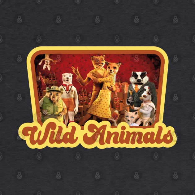 Fantastic Mr Fox - Wild Animals by Barn Shirt USA